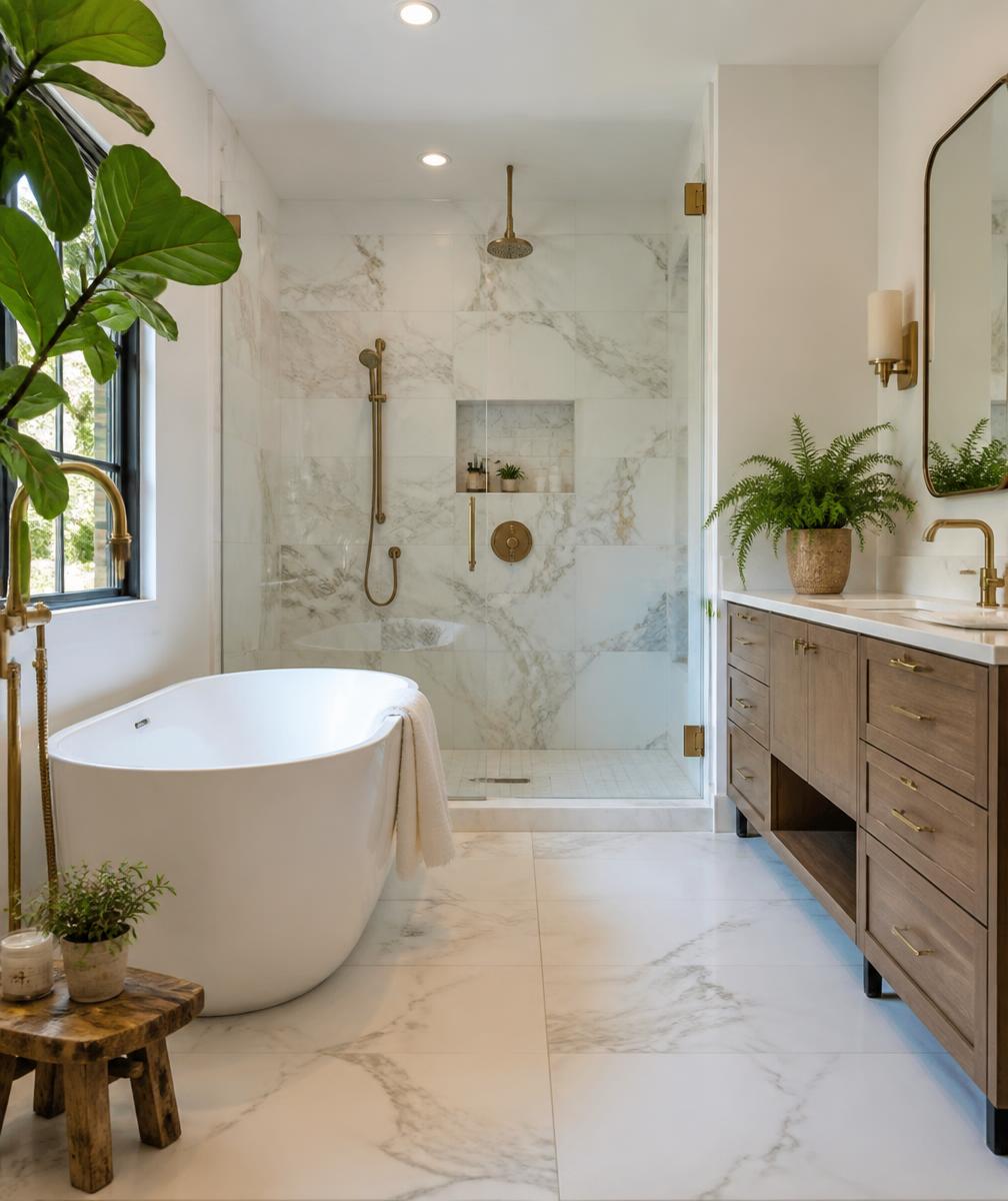 Spa-Inspired Bathroom